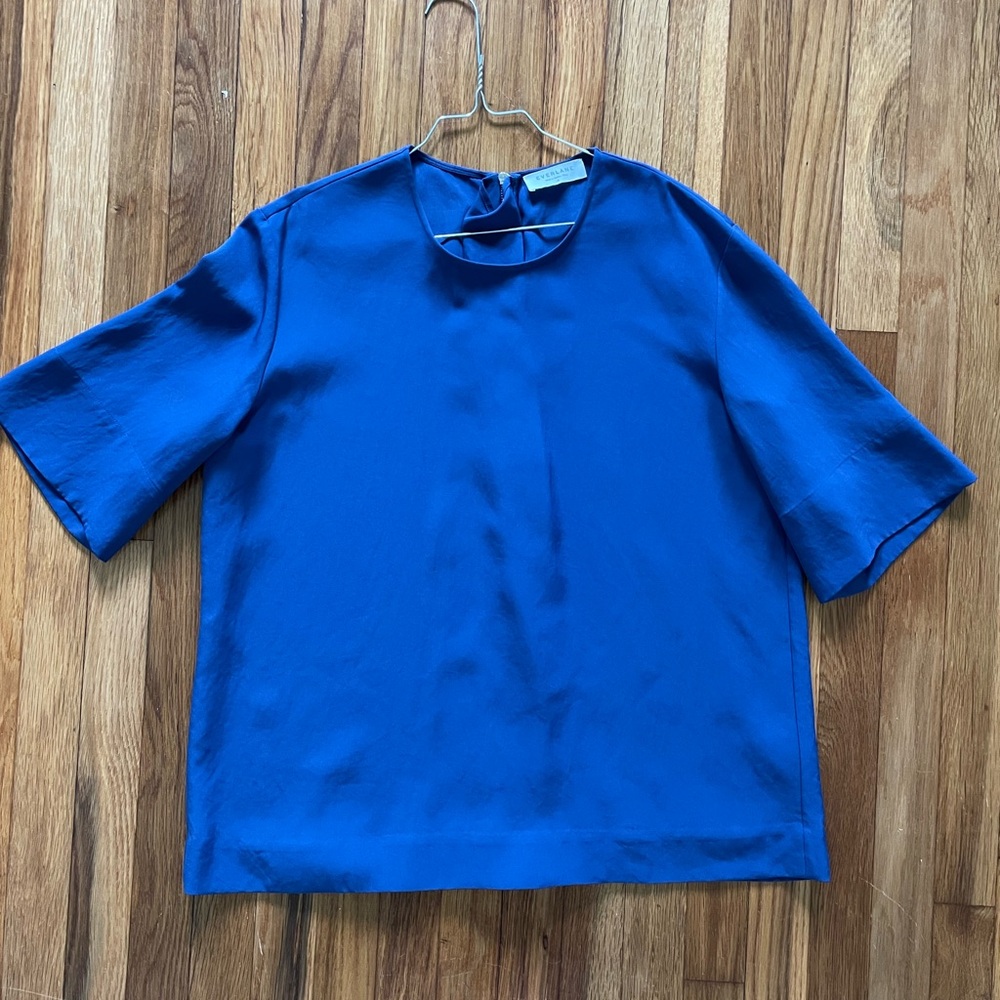 Everlane zip-back top